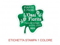Etichette adesive per fioristi, fiorai e vivaisti (mm 32x35)  (cod.12G)
